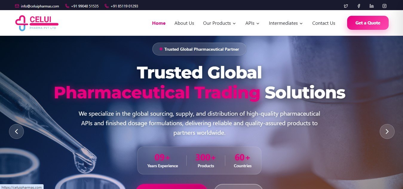 Celui Pharma project preview